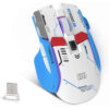 Souris de jeu double mode (sans fil & filaire), 10 boutons & interrupteur marche/arrêt