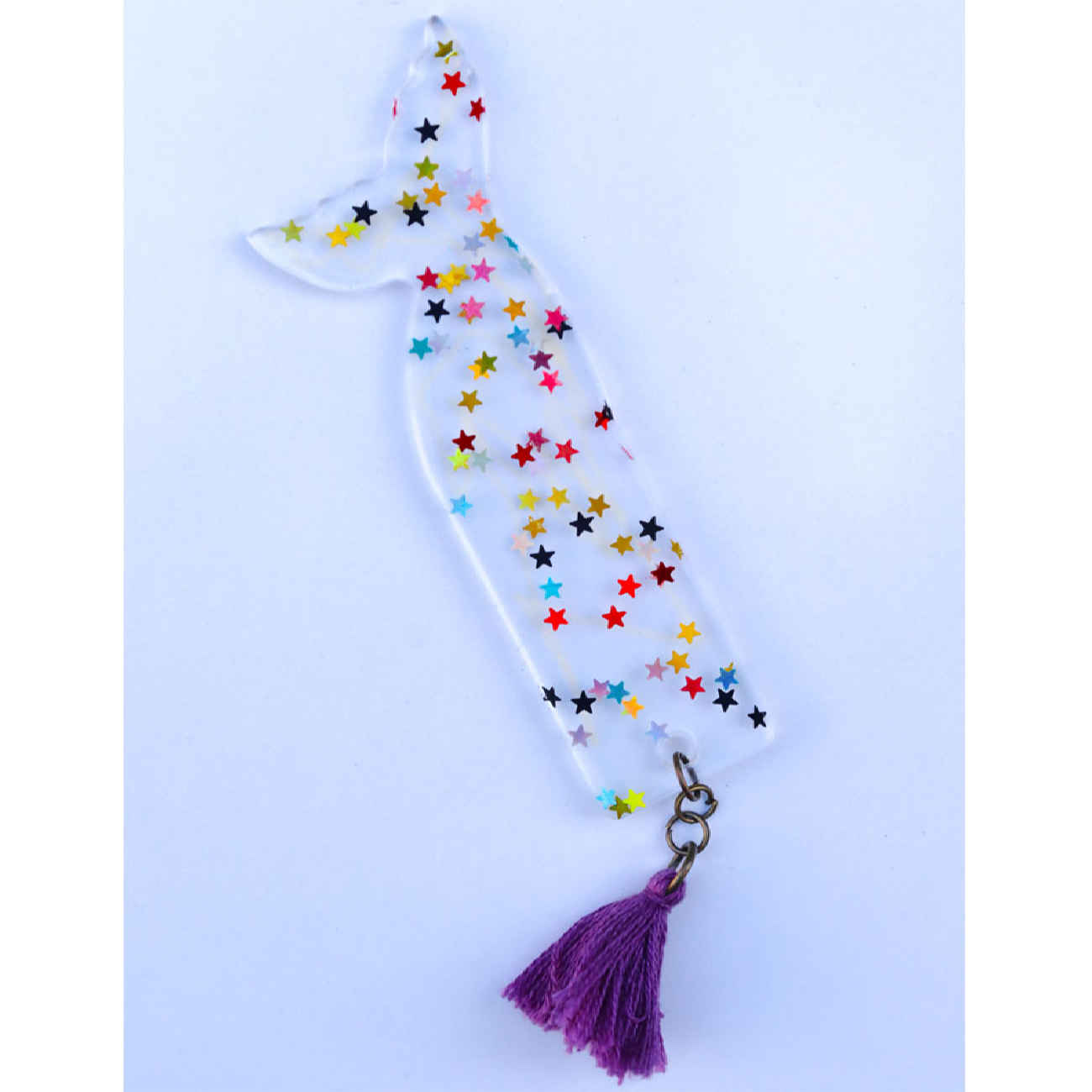 Marque-pages en résine queue de poisson – Cadeau original pour étudiants ou enseignants