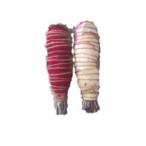 Kit de fumigation floral – Sauge et rose, pour le calme et la concentration (lot de 4)