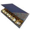 Shirin Gaz - 40 % pistache et amande mélangées avec boîte Termeh – 360 g (lot de 2)