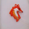 Superbe broche renard perlée – gracieuse et unique