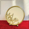 Ensemble de Miroirs Haft-Sin avec Porte-bougies Calligraphiés Persans « Bonne Année »