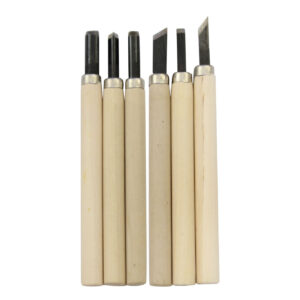Ciseaux à main pour sculpture sur bois – coupes nettes & précises (pack de 6)