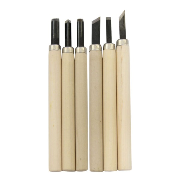 Ciseaux à main pour sculpture sur bois – coupes nettes & précises (pack de 6)