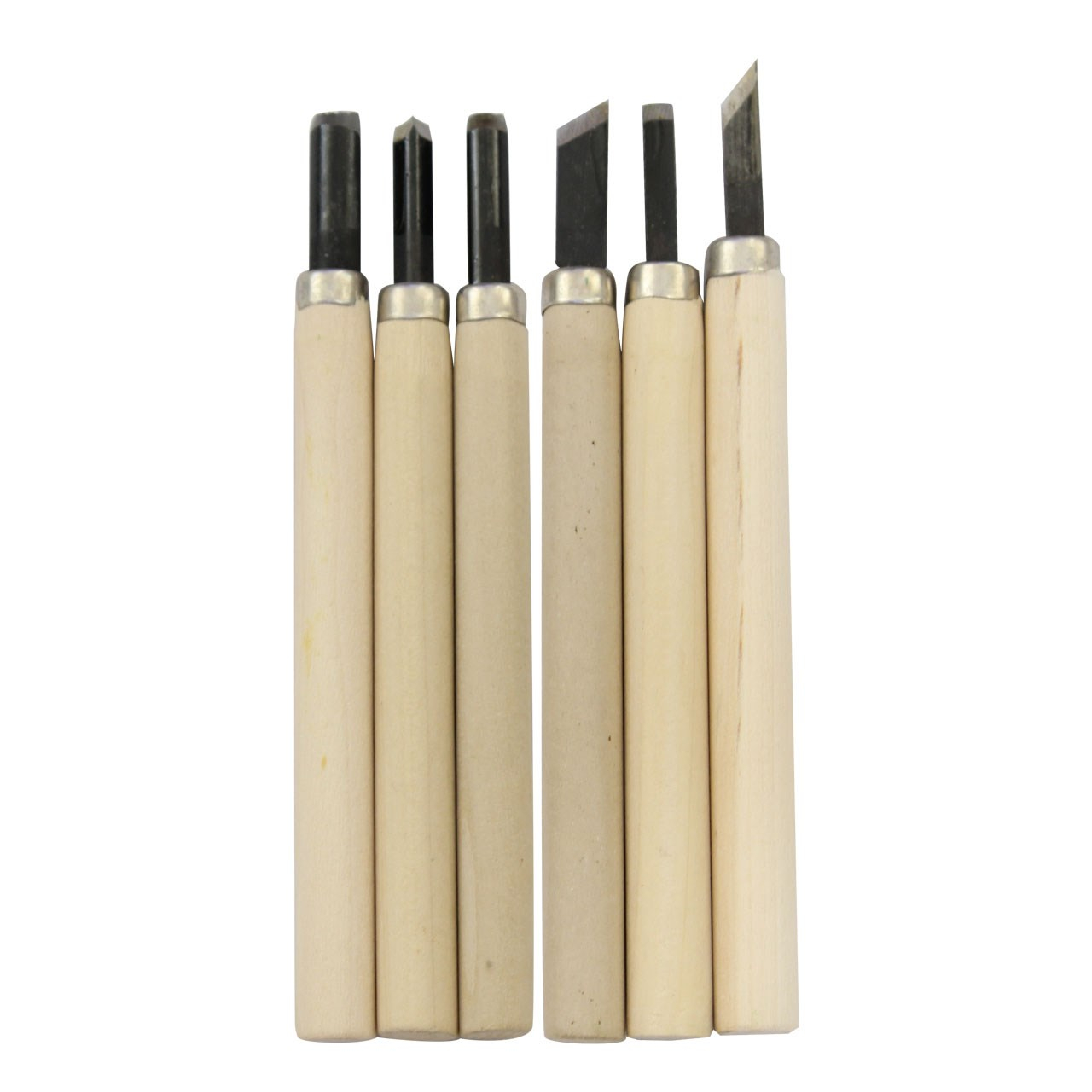 Ciseaux à main pour sculpture sur bois – coupes nettes & précises (pack de 6)