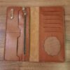 Portefeuille en Cuir à Coutures Main – Portefeuille Bifold Vintage pour Hommes & Femmes