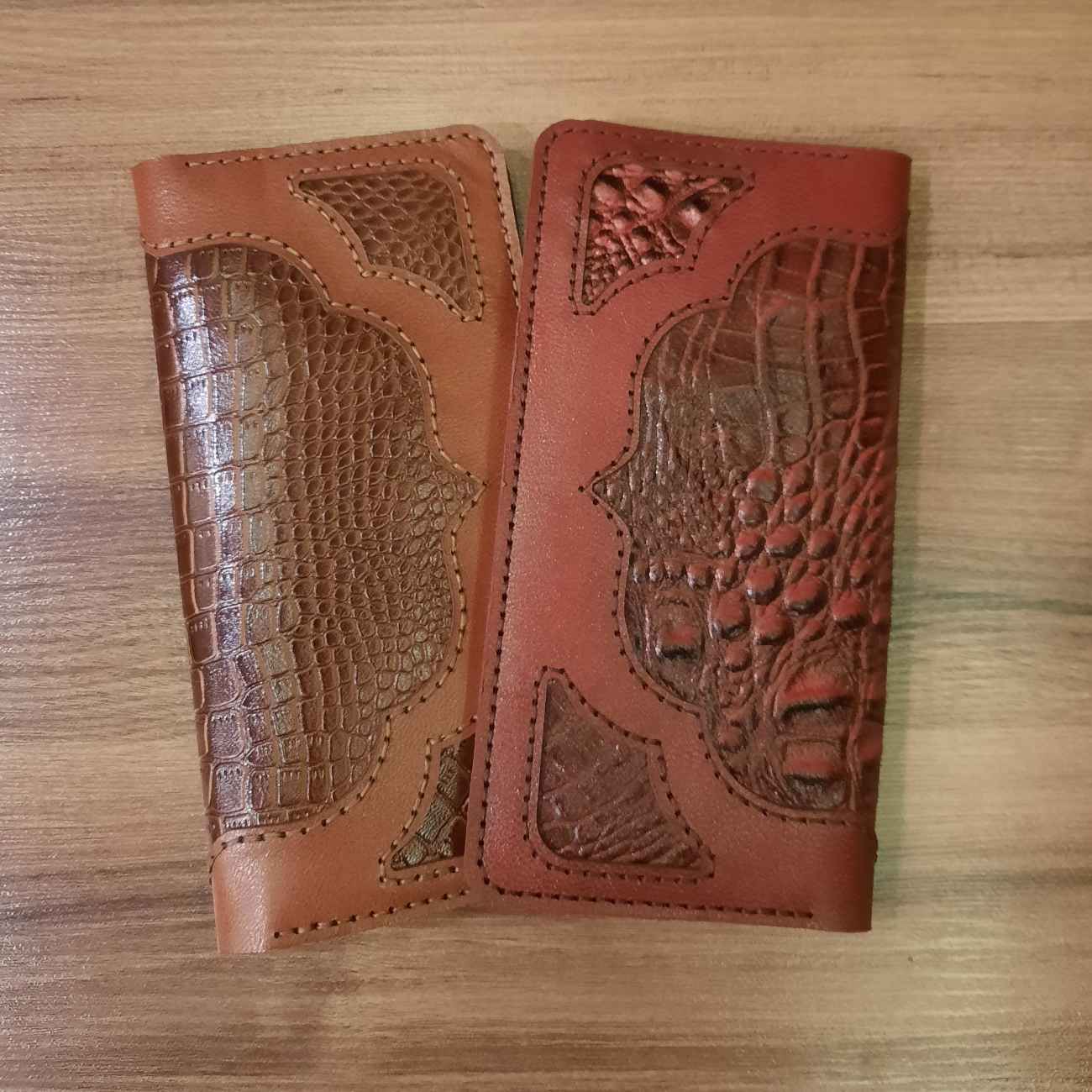 Portefeuille en Cuir à Coutures Main – Portefeuille Bifold Vintage pour Hommes & Femmes