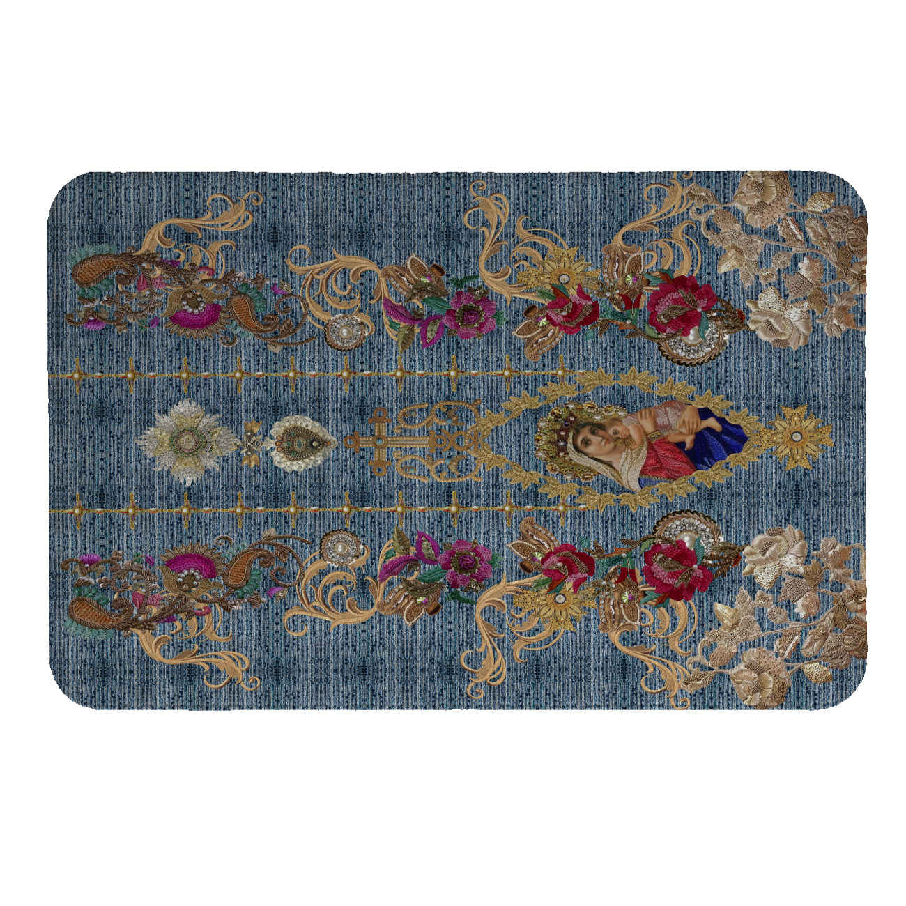Set de Table Résistant à la Chaleur – Adapté pour Bol & Assiette avec Motif Khatoon (4x)