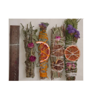 Kit de fumigation aux herbes – Pour purifier l’espace et améliorer l’humeur (lot de 4)