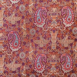 Tissu Termeh authentique avec motif Farvahar et achéménide – Pour la maison et la mode