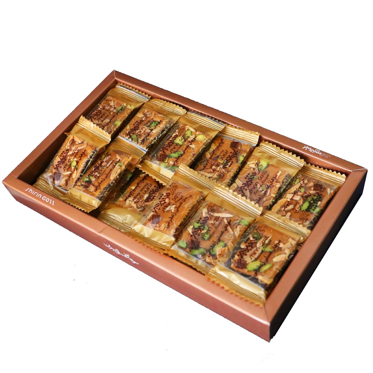 Bouchées de Sohan au safran et miel – Shirin Gaz – 250 g (lot de 3)