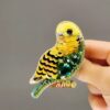 Broche inséparables – inspirée par la nature