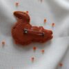 Majestueuse broche renard perlée – royale et captivante