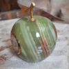 Horloge de Bureau en Pierre de Marbre – Forme Pomme