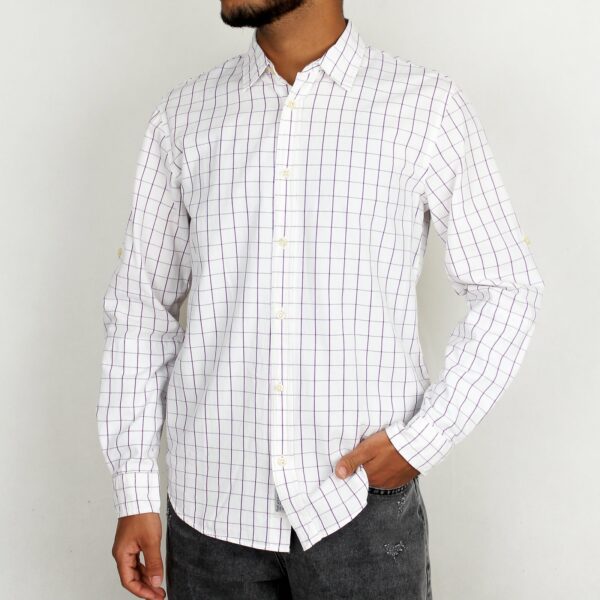 Chemise pour Homme à Motifs Carreaux – Style Décontracté et Coupe Confortable