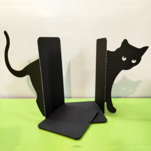 Serre-livres chat minimaliste – design original pour intérieurs contemporains