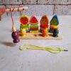 Jouet d’Apprentissage des Formes Montessori sur Thème Pêche – Adapté aux Débutants