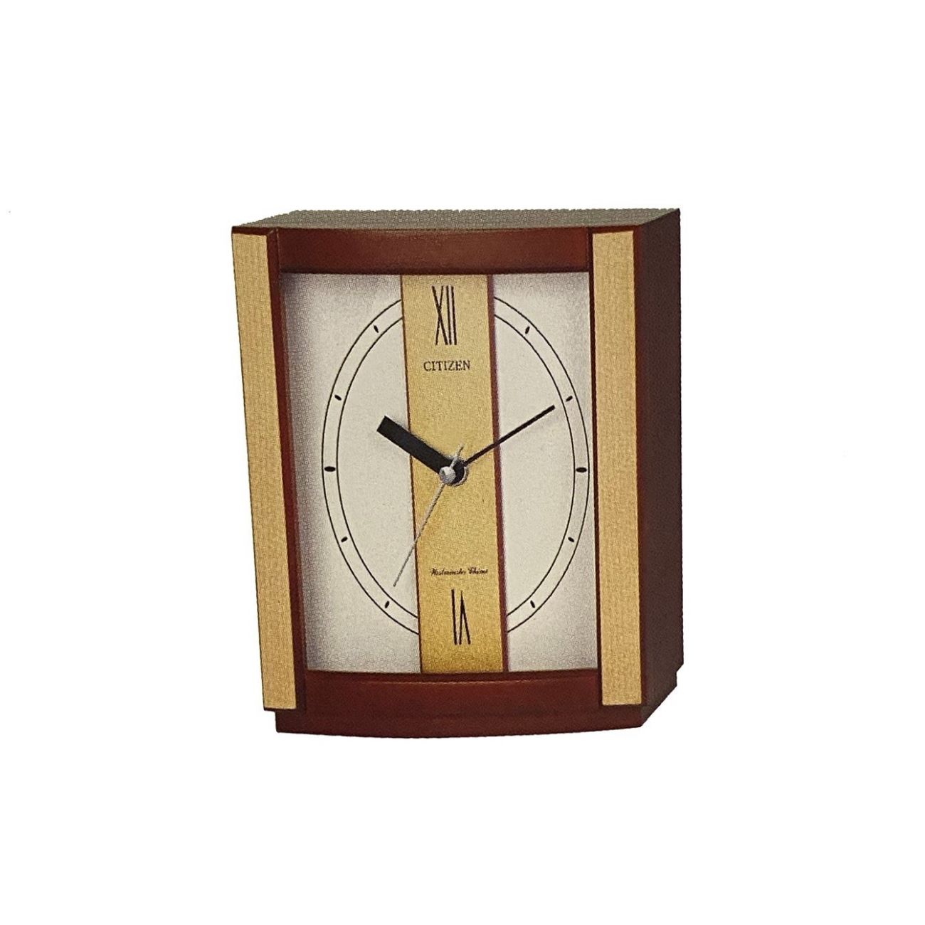Horloge de Bureau en Bois Naturel – Une Pièce Intemporelle de la Marque Citizen