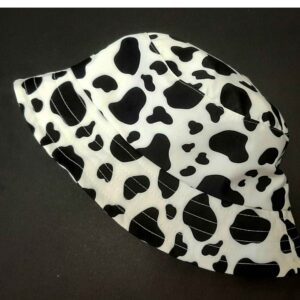 Chapeau Bob Extérieur Imprimé Vache – Parfait pour Affirmer son Style à Tout Événement