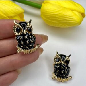 Broche hibou – collection inspirée des animaux
