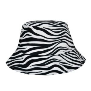 Chapeau Bob de Voyage Zèbre Pliable – Adapté au Temps Chaud et Protection Solaire