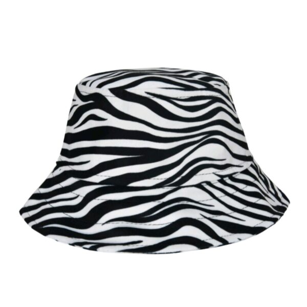 Chapeau Bob de Voyage Zèbre Pliable – Adapté au Temps Chaud et Protection Solaire