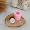 Moules à bougie en silicone premium – Fabrication facile, design rose