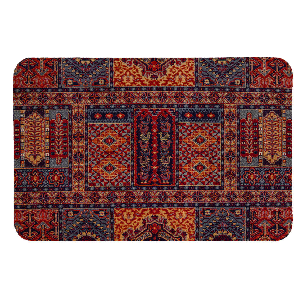 Sets de Table Réutilisables – Résistants à la Chaleur & Lavables avec Motif Tapis (4x)
