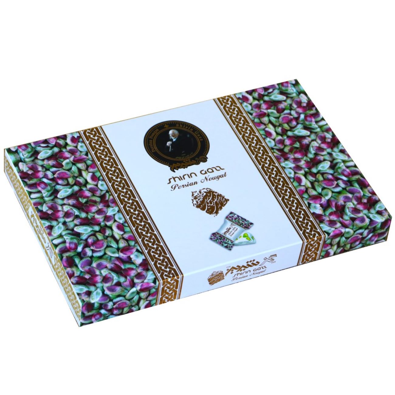 Bouchées pistache Shirin Gaz 18% – 400 g (2x)