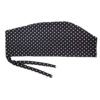 Bonnet chirurgical – confortable, respirant, pour port prolongé avec motif à pois