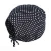 Bonnet chirurgical – confortable, respirant, pour port prolongé avec motif à pois