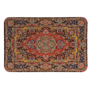 Set de Table Lavable – Pour Repas Quotidiens & Fêtes, Lot de 6 avec Motif Tapis (4x)