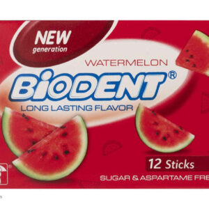 Chewing-gum à la pastèque par Biodent – 6 pièces