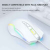 Souris de jeu sans fil – 6 boutons, capteur optique, 3600 DPI, 2,4GHz, dongle USB