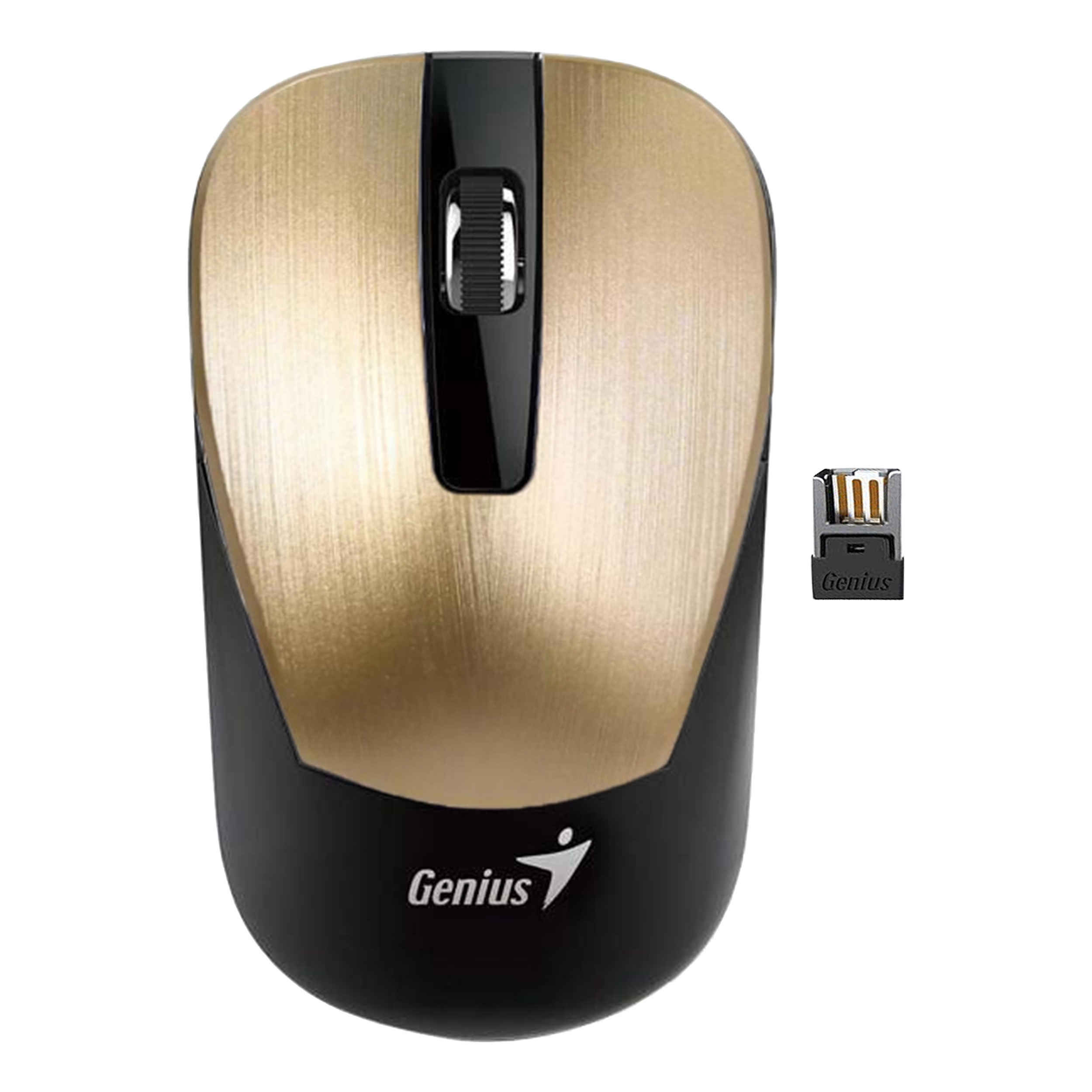 Souris sans fil avec capteur optique, 3 boutons programmables & design ambidextre