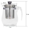 Théière infuseur Yujishang, capacité 900 ml